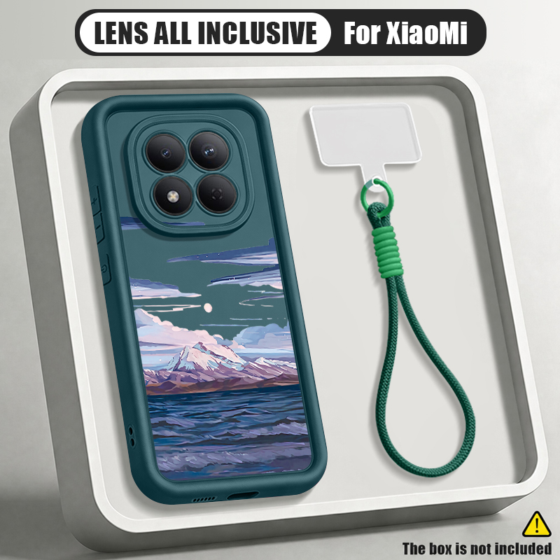 Xiaomi Redmi Note 14 - Miękkie etui z TPU ze smyczą