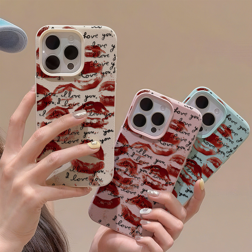 Apple Iphone 15 - Etui na telefon z jaskrawo czerwonymi