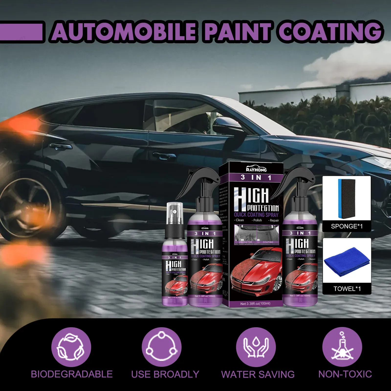 100ML 3 w 1 Ceramiczna Nano Po – Nano Liquid Coating recenzja i cena