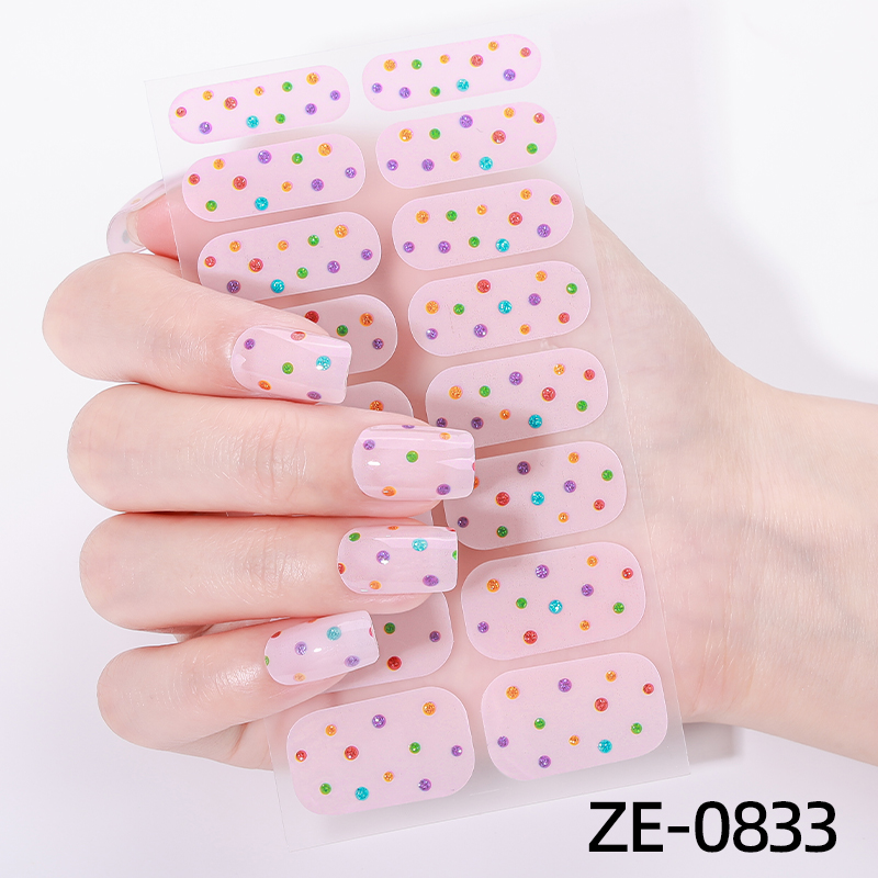 16 sztuk naklejek na paznokcie – Full Cover Adhesive recenzja i cena
